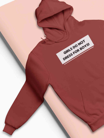Girls Do Not Dress For The Boys Hoodies for Women-FunkyTeesClub