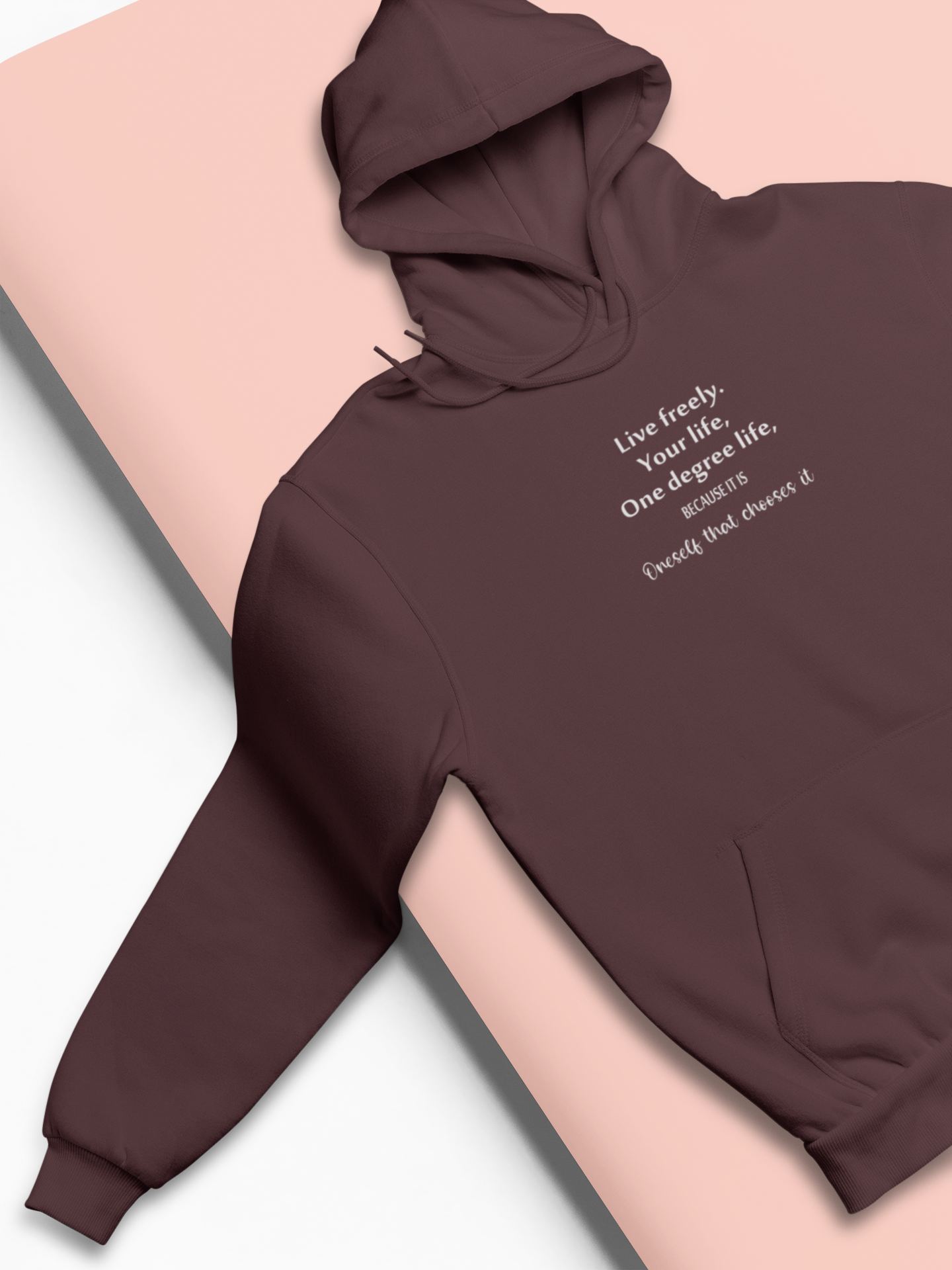 Live Freely Quotes Hoodies for Women-FunkyTeesClub