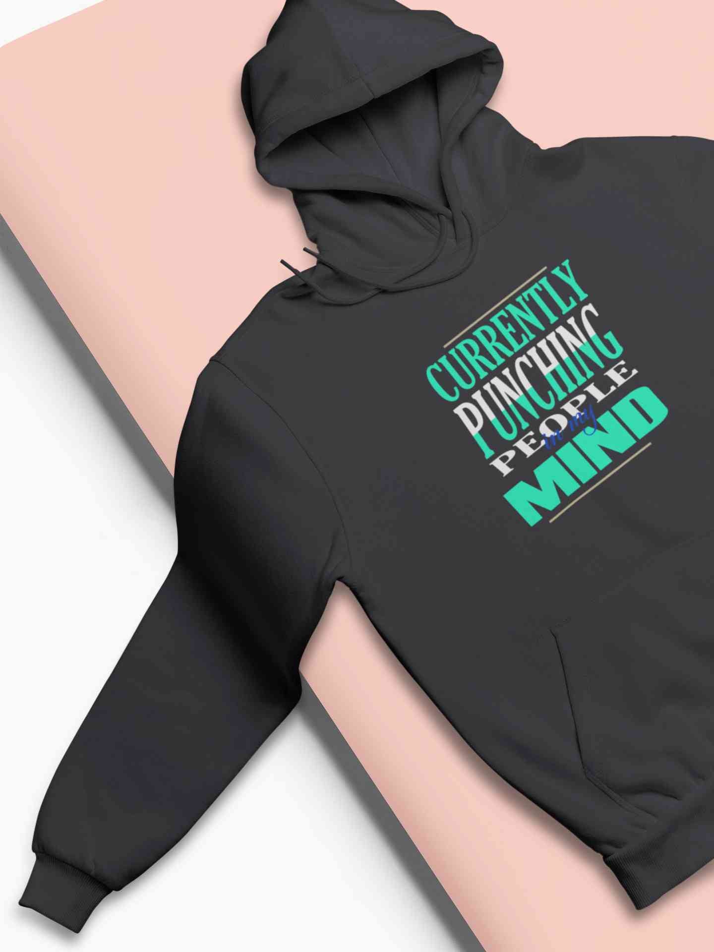 Punching People Hoodies for Women-FunkyTeesClub