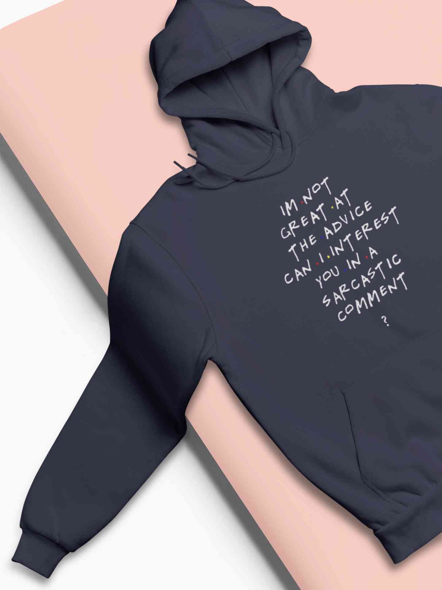 F.R.I.E.N.D.S Sarcastic Comment Chandler Men Hoodies-FunkyTeesClub