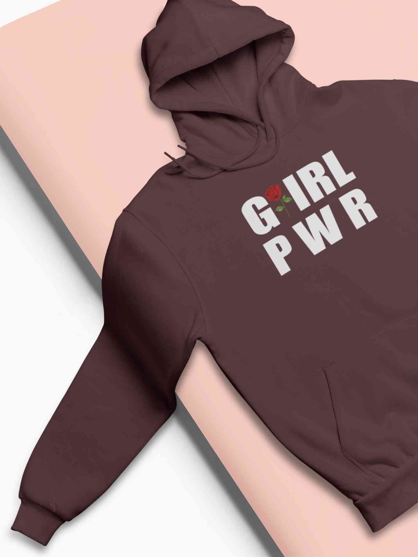 Girl Power Hoodies for Women-FunkyTeesClub