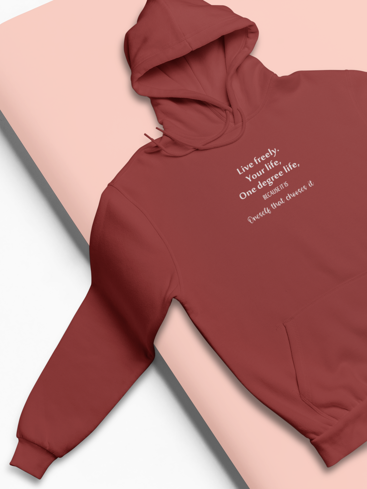 Live Freely Quotes Hoodies for Women-FunkyTeesClub