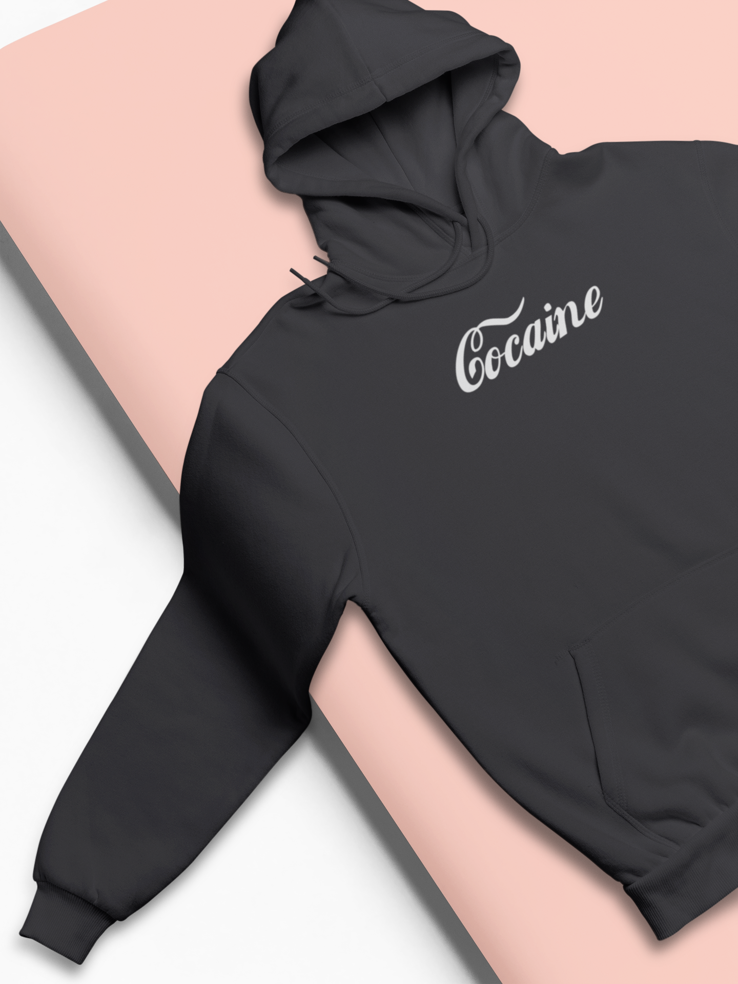 Cocaine Men Hoodies-FunkyTeesClub