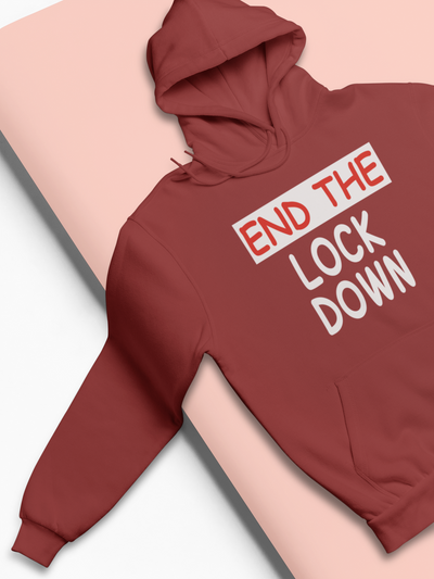 Anti Lockdown End The Lockdown Anti Government Hoodies for Women-FunkyTeesClub