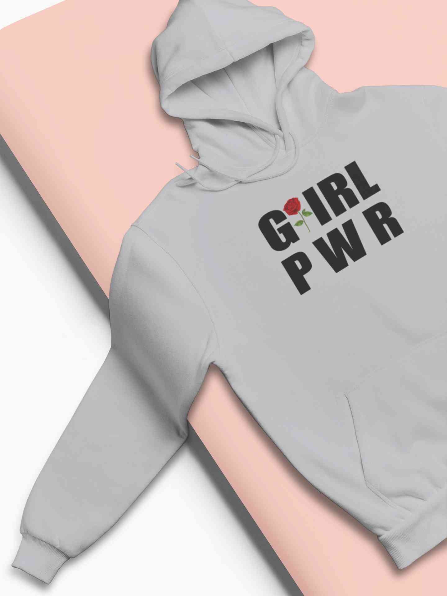 Girl Power Hoodies for Women-FunkyTeesClub