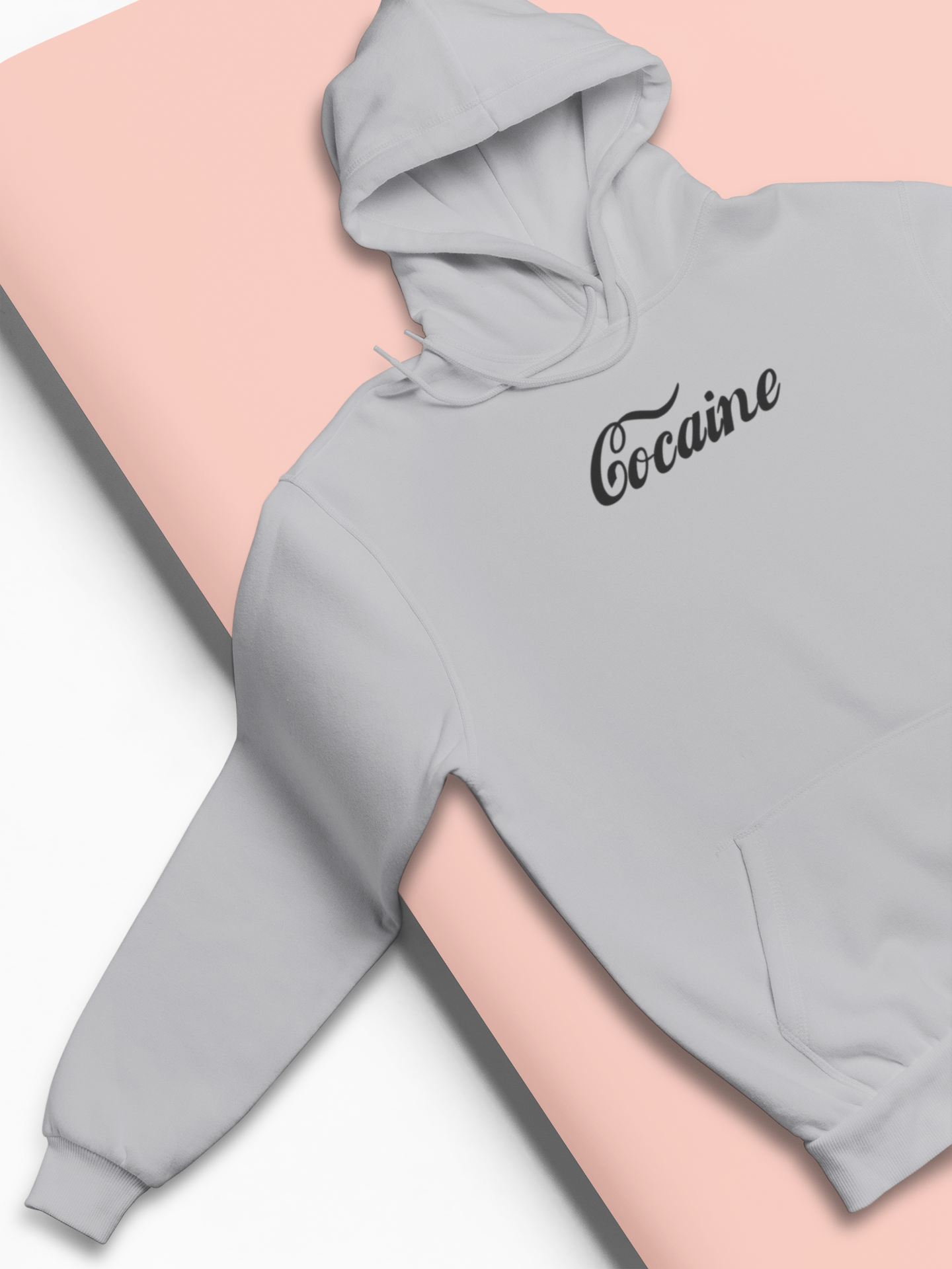 Cocaine Men Hoodies-FunkyTeesClub