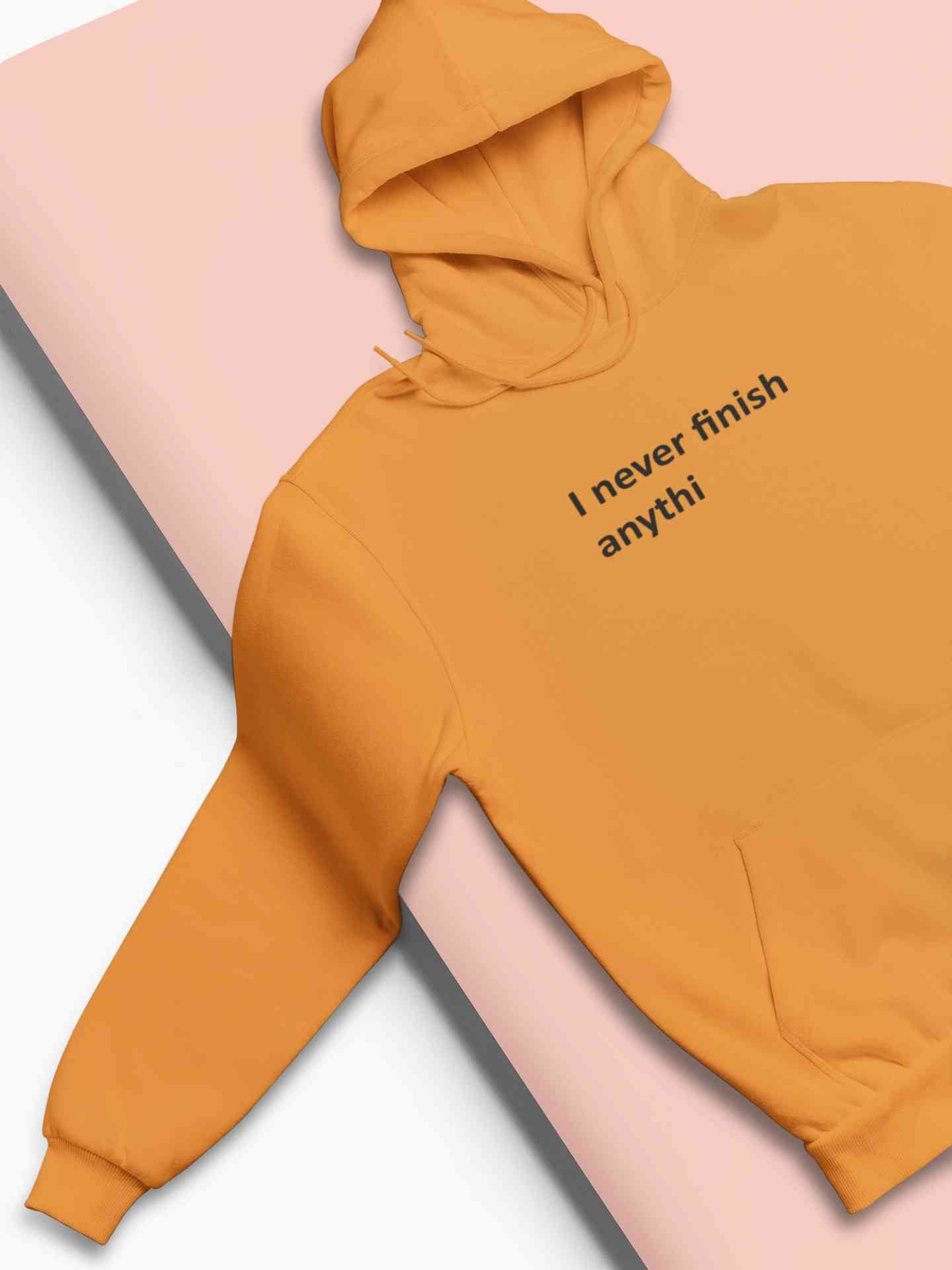 Never Finish Hoodies for Women-FunkyTeesClub