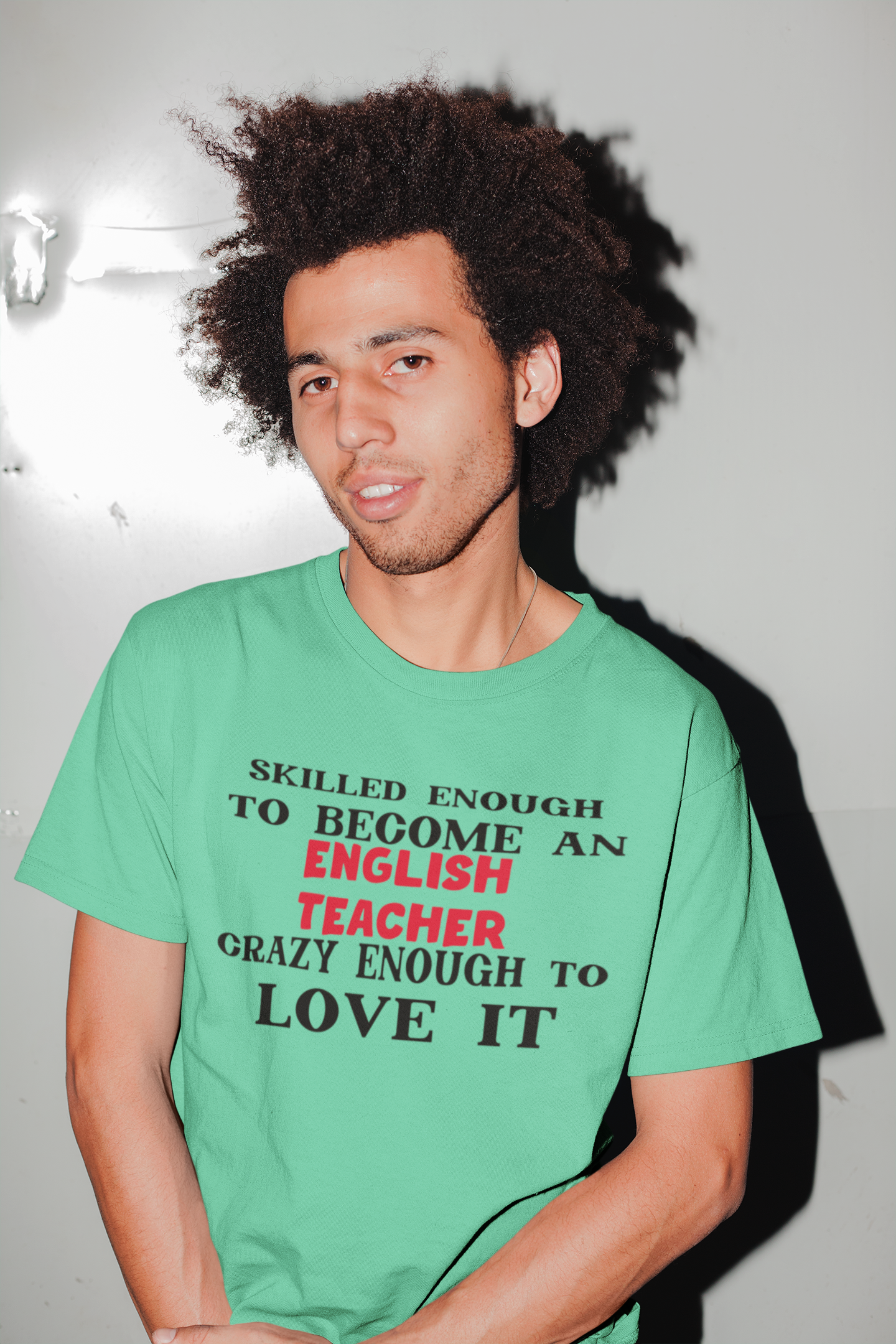Skilled Enough To Become An English Teacher Mens Half Sleeves T-shirt- FunkyTeesClub