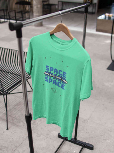 I Need More Space Mens Half Sleeves T-shirt- FunkyTeesClub