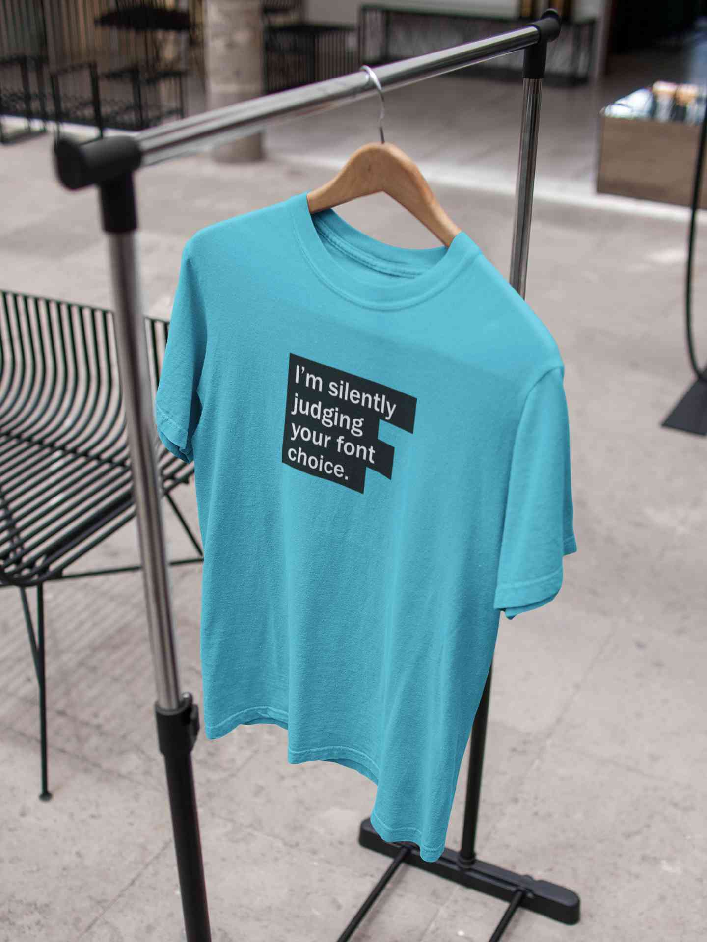 Font Choice Mens Half Sleeves T-shirt- FunkyTeesClub