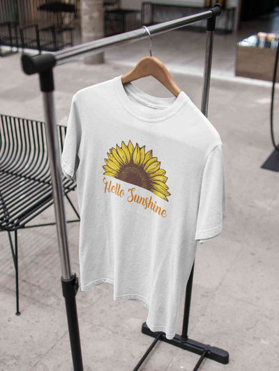 Hello Sunshine Women Half Sleeves T-shirt- FunkyTeesClub