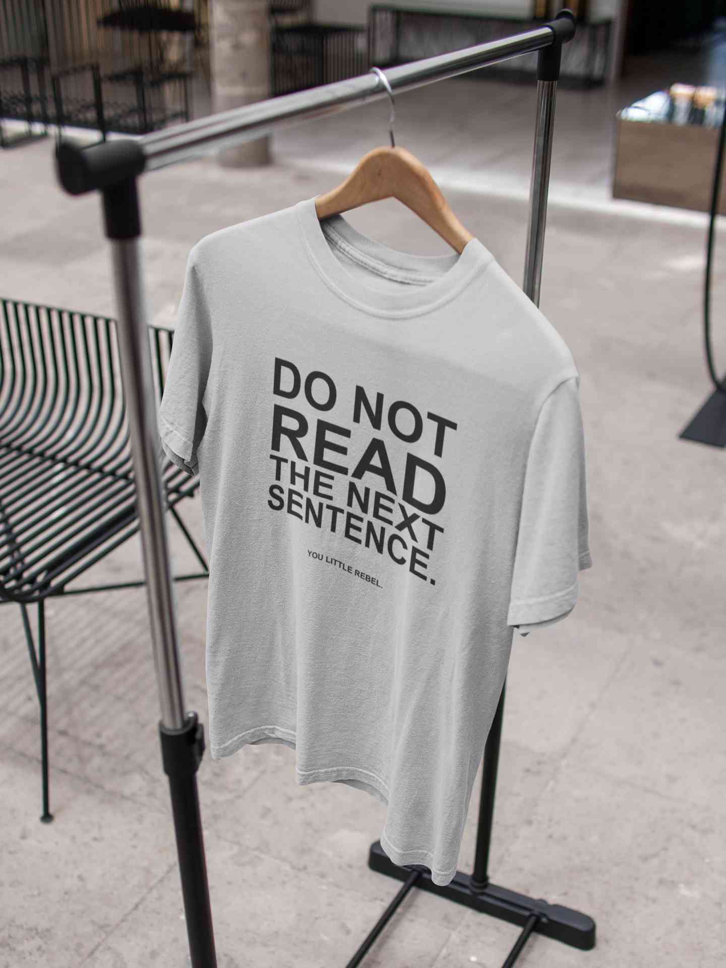 Do Not Read The Next Sentence Typography Women Half Sleeves T-shirt- FunkyTeesClub