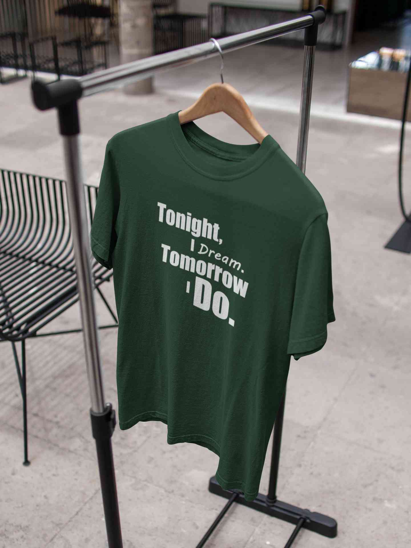 Tonight I Dream Tomorrow I Do Typography Women Half Sleeves T-shirt- FunkyTeesClub