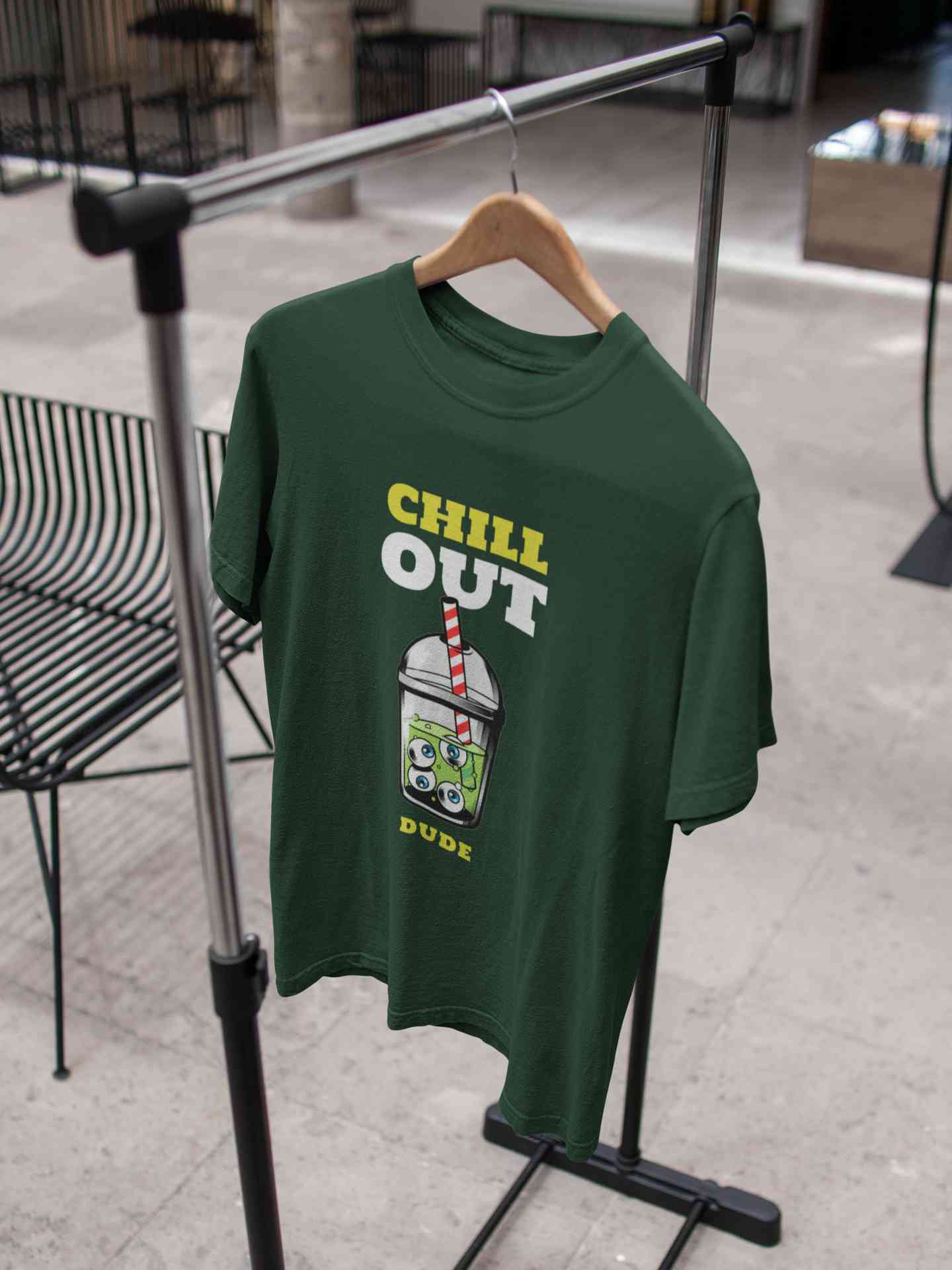 Chill Out Dude Women Half Sleeves T-shirt- FunkyTeesClub