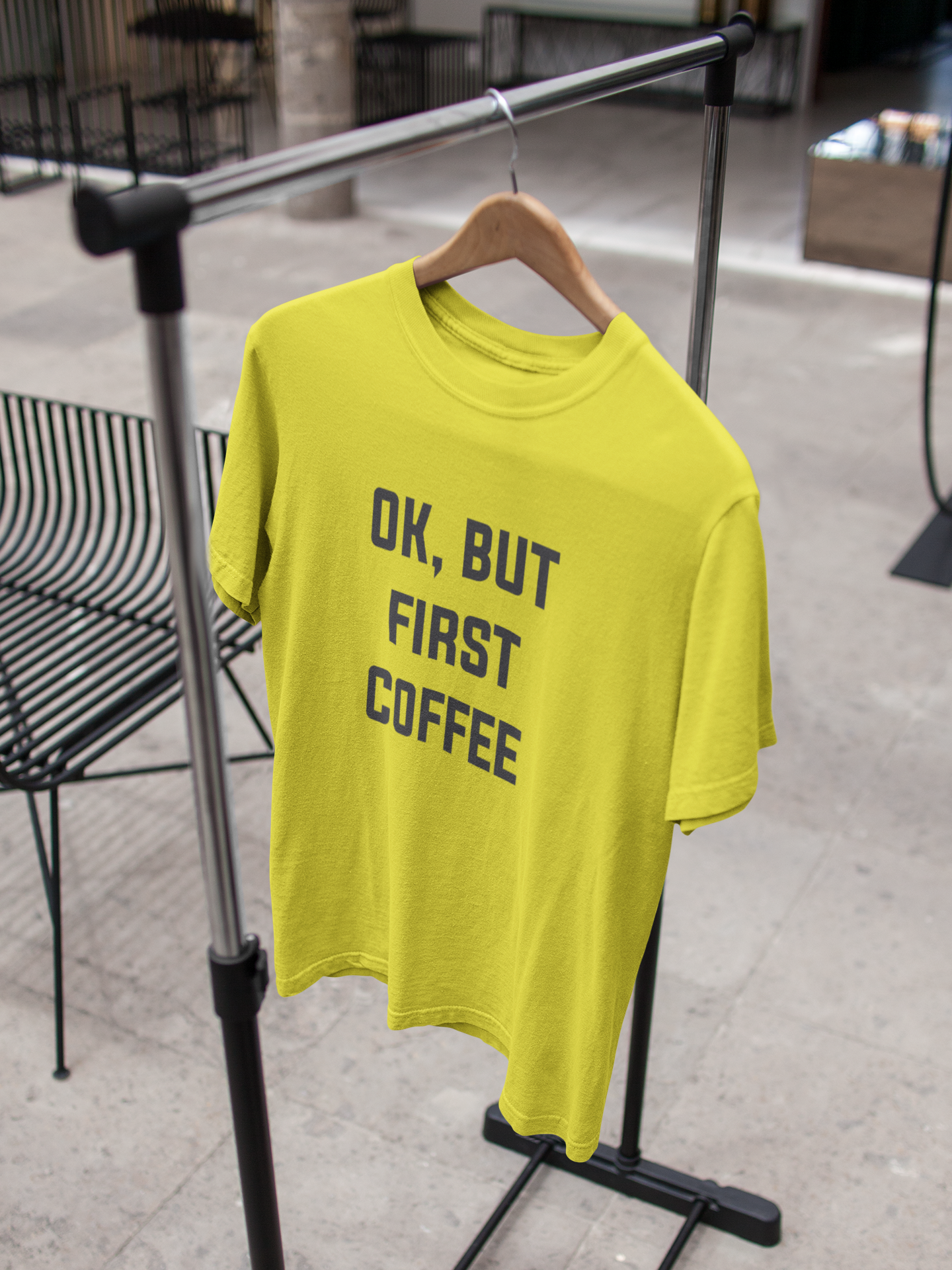 Okay But Coffee First Kareena Kapoor Celebrity T-shirt- FunkyTeesClub