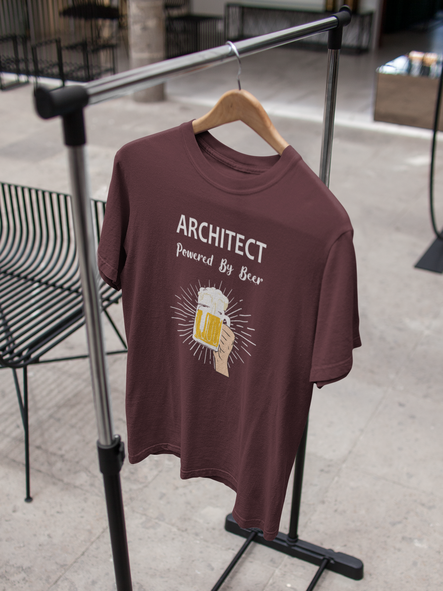 Beer Architect Profession Women Half Sleeves T-shirt- FunkyTeesClub