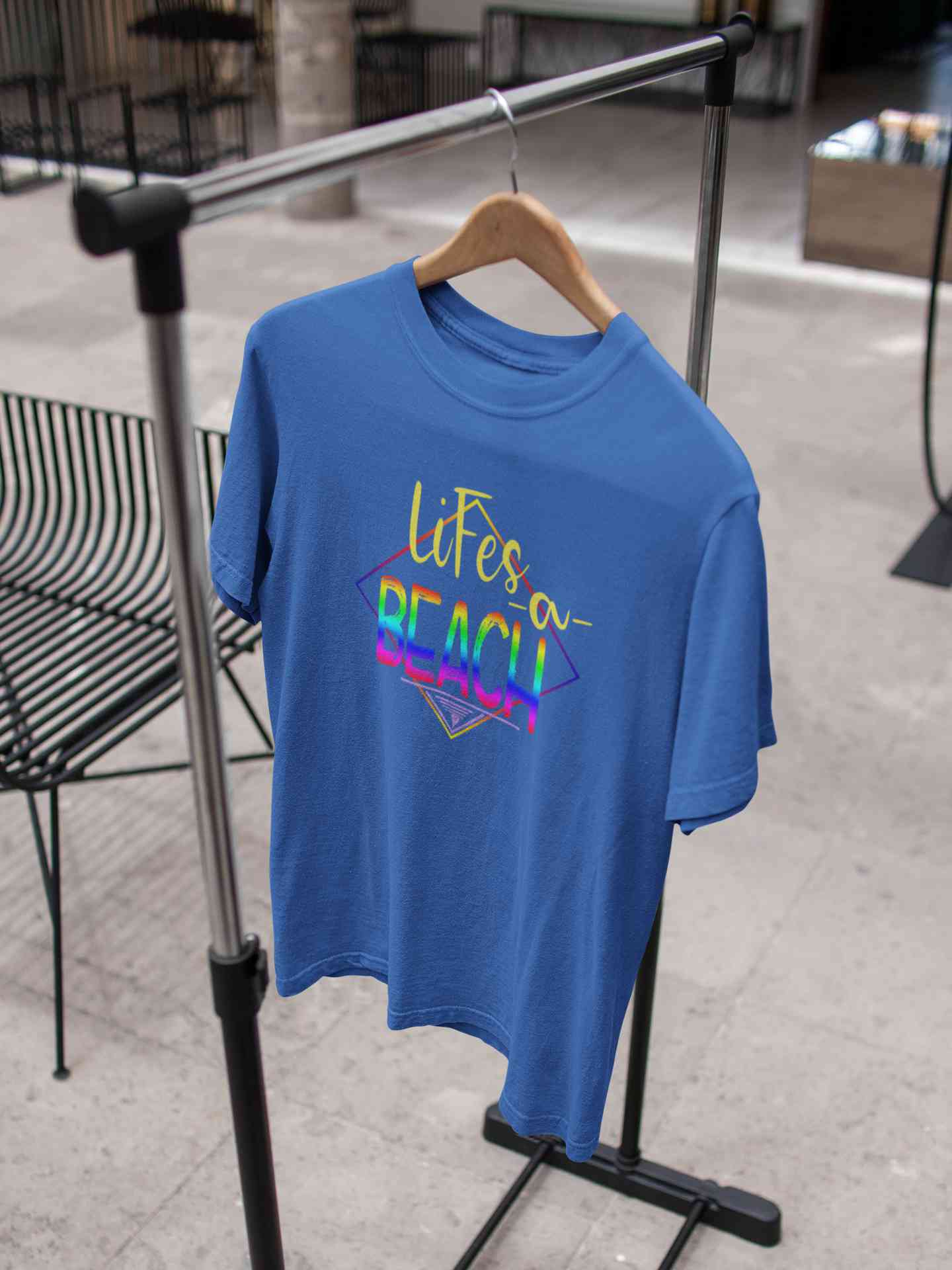 Life Is A Beach Women Half Sleeves T-shirt- FunkyTeesClub