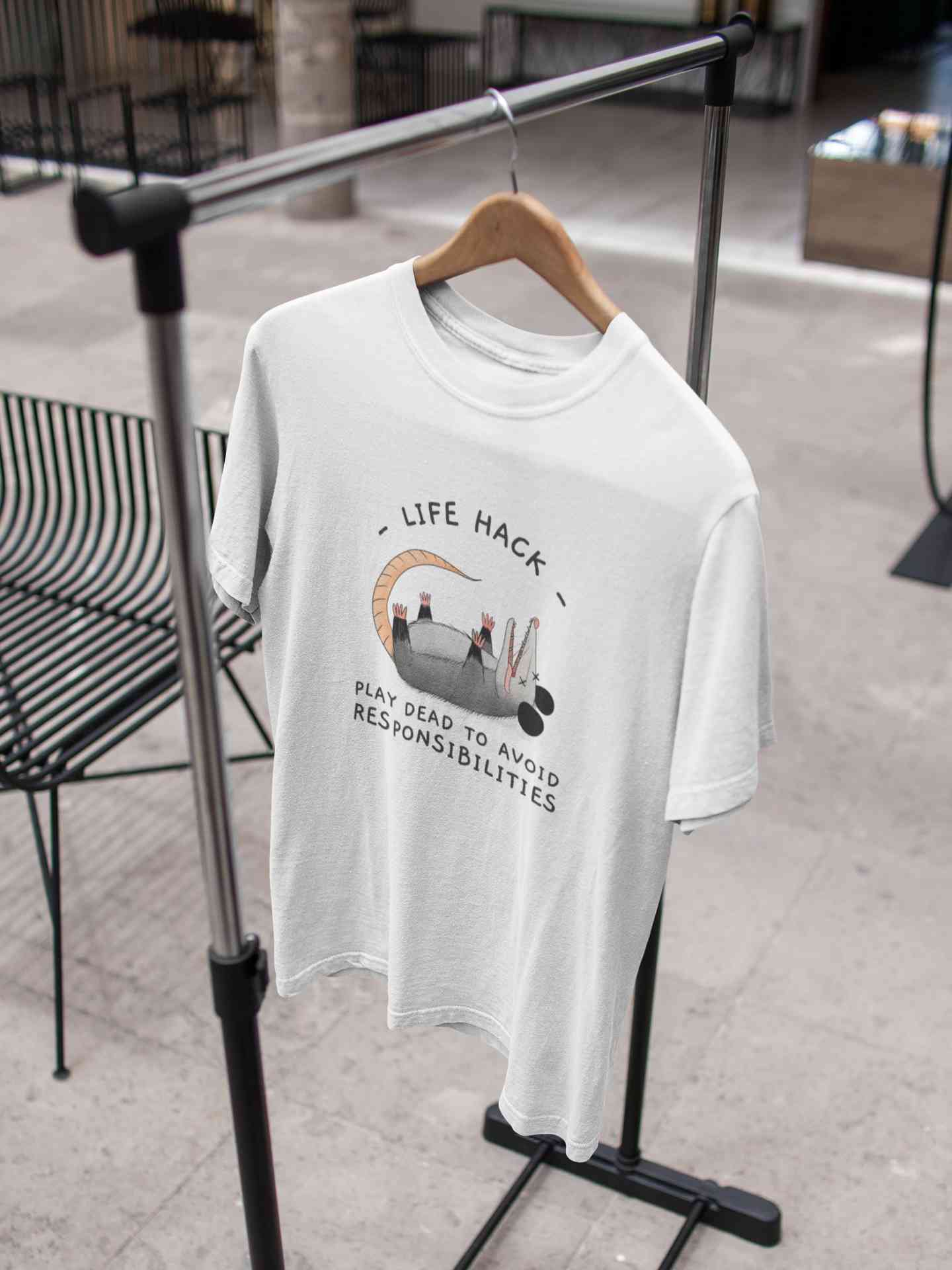 Life Hack Funny Mens Half Sleeves T-shirt- FunkyTeesClub