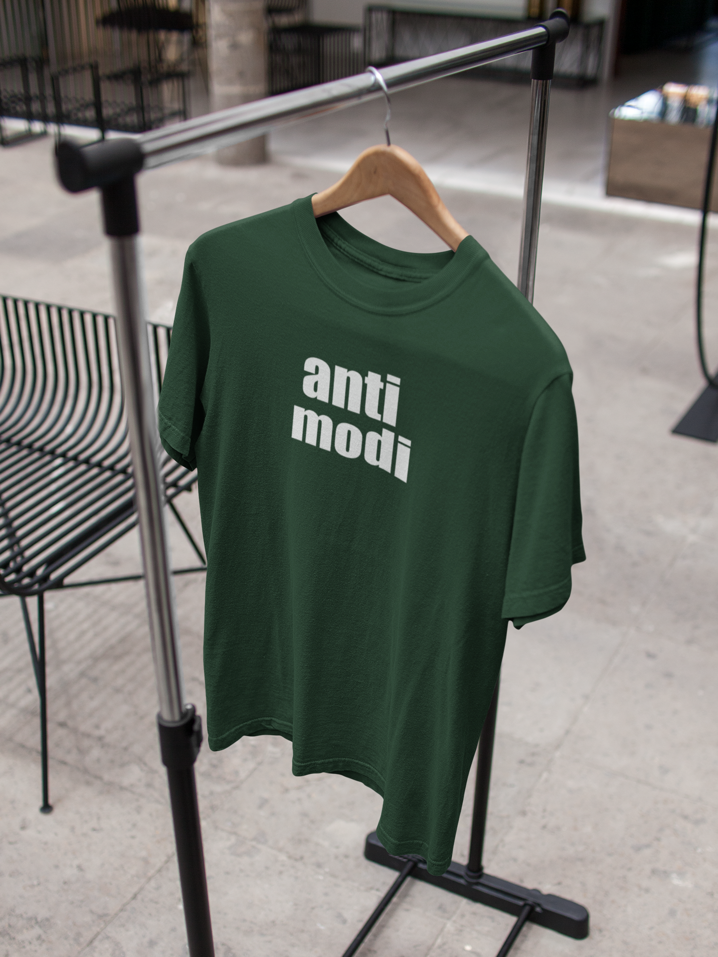 Anti Modi Anti Government Women Half Sleeves T-shirt- FunkyTeesClub