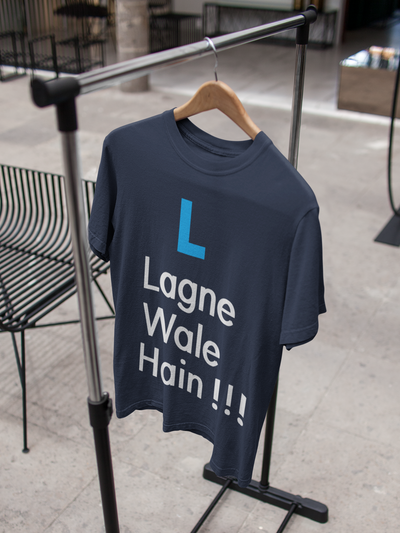 L Lagne Wale Hain Kartik Aryaan Celebrity T-shirt- FunkyTeesClub