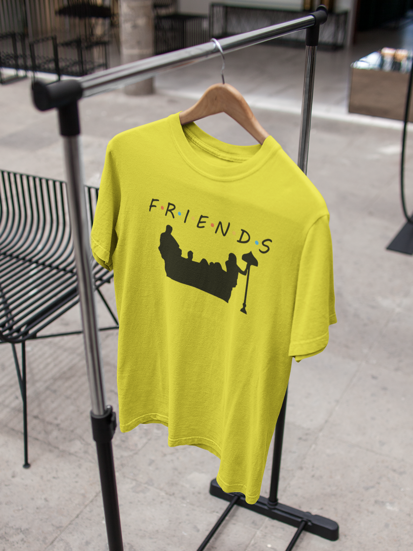 Friends Web Series Mens Half Sleeves T-shirt- FunkyTeesClub