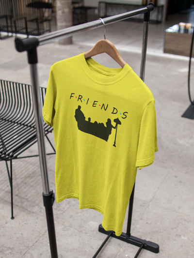 Friends Web Series Mens Half Sleeves T-shirt- FunkyTeesClub