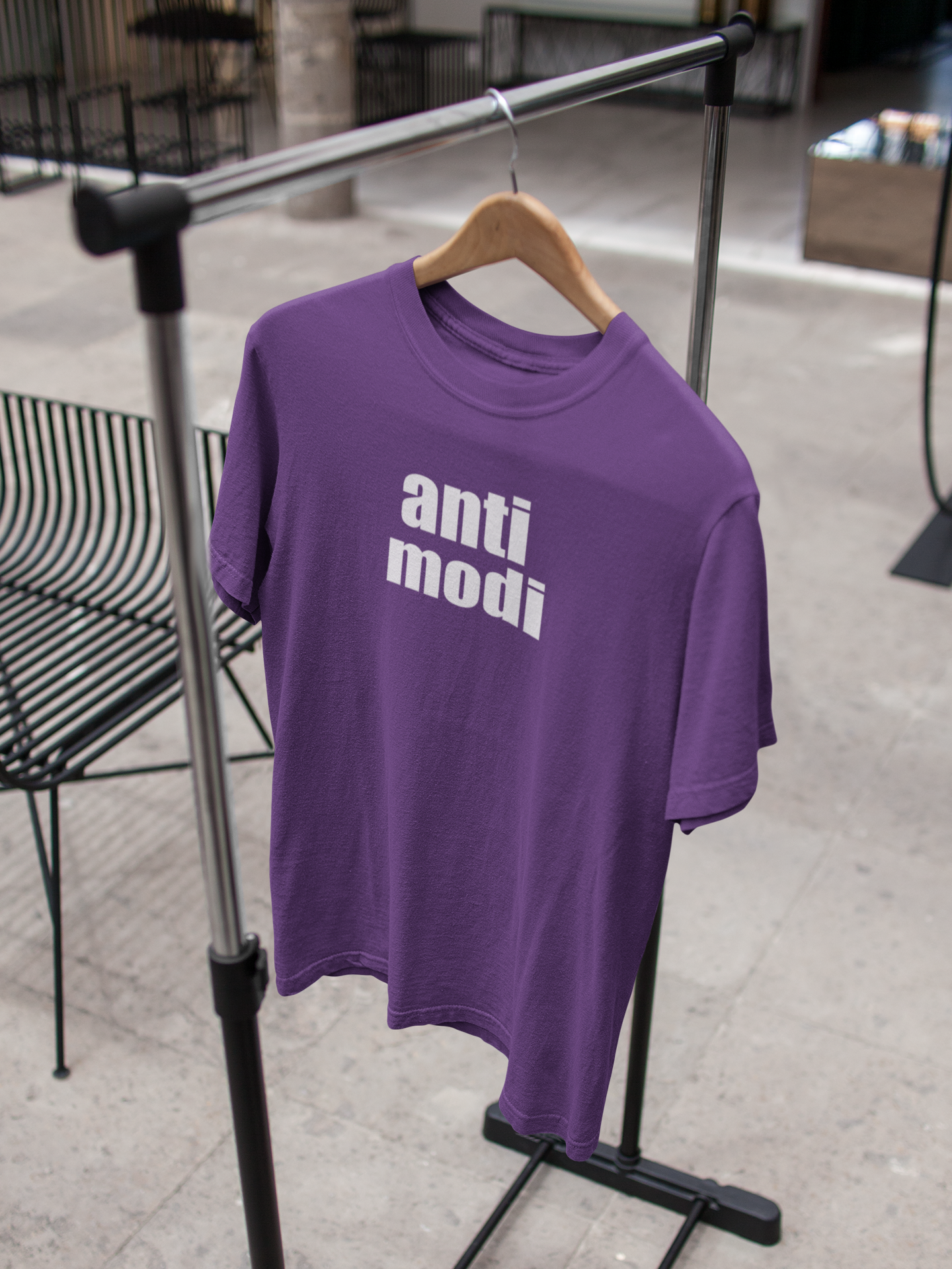 Anti Modi Anti Government Women Half Sleeves T-shirt- FunkyTeesClub