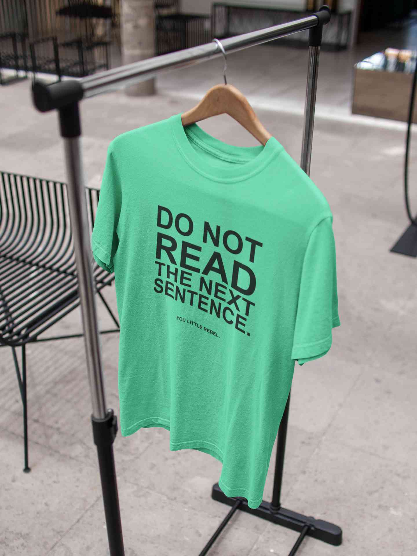 Do Not Read The Next Sentence Typography Women Half Sleeves T-shirt- FunkyTeesClub