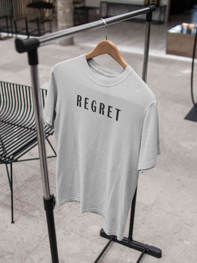 Regret Women Half Sleeves T-shirt- FunkyTeesClub