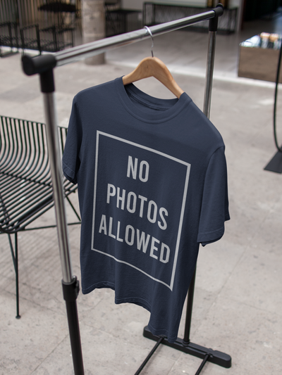 No Photos Allowed Shushant Singh Rajput Celebrity T-shirt- FunkyTeesClub