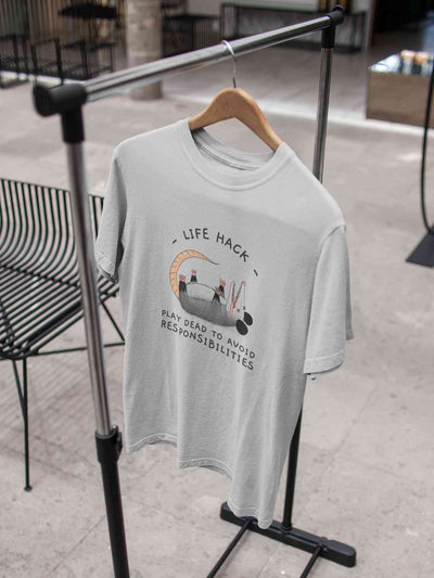 Life Hack Funny Women Half Sleeves T-shirt- FunkyTeesClub