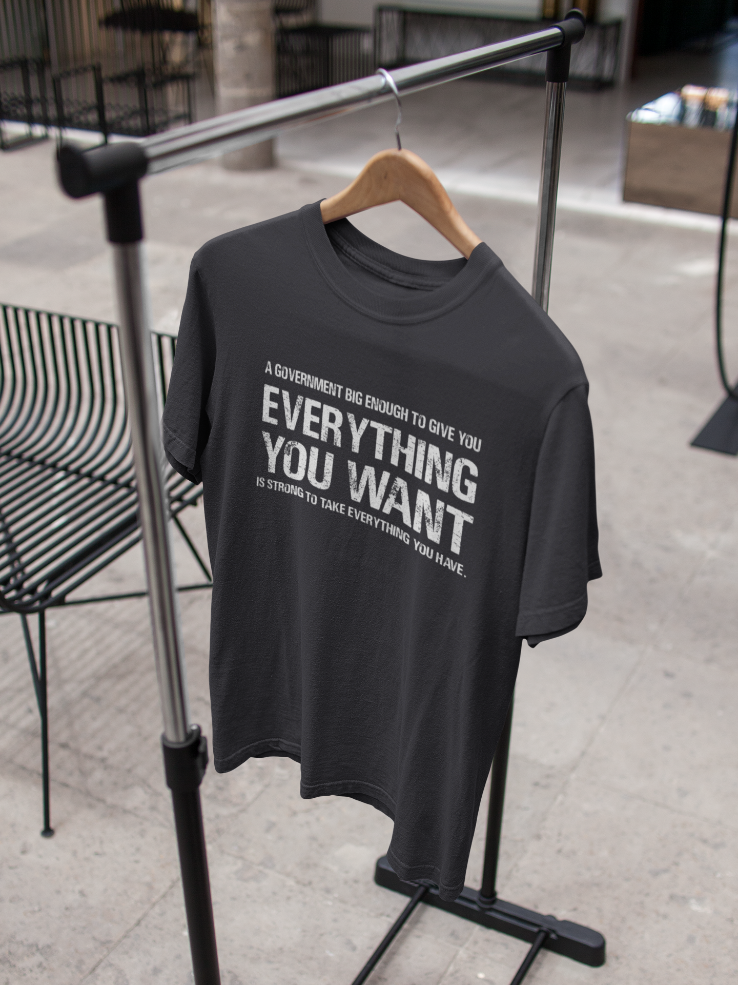 Libertarian Anti Socialism Government Political Philosophy Anti Government Women Half Sleeves T-shirt- FunkyTeesClub