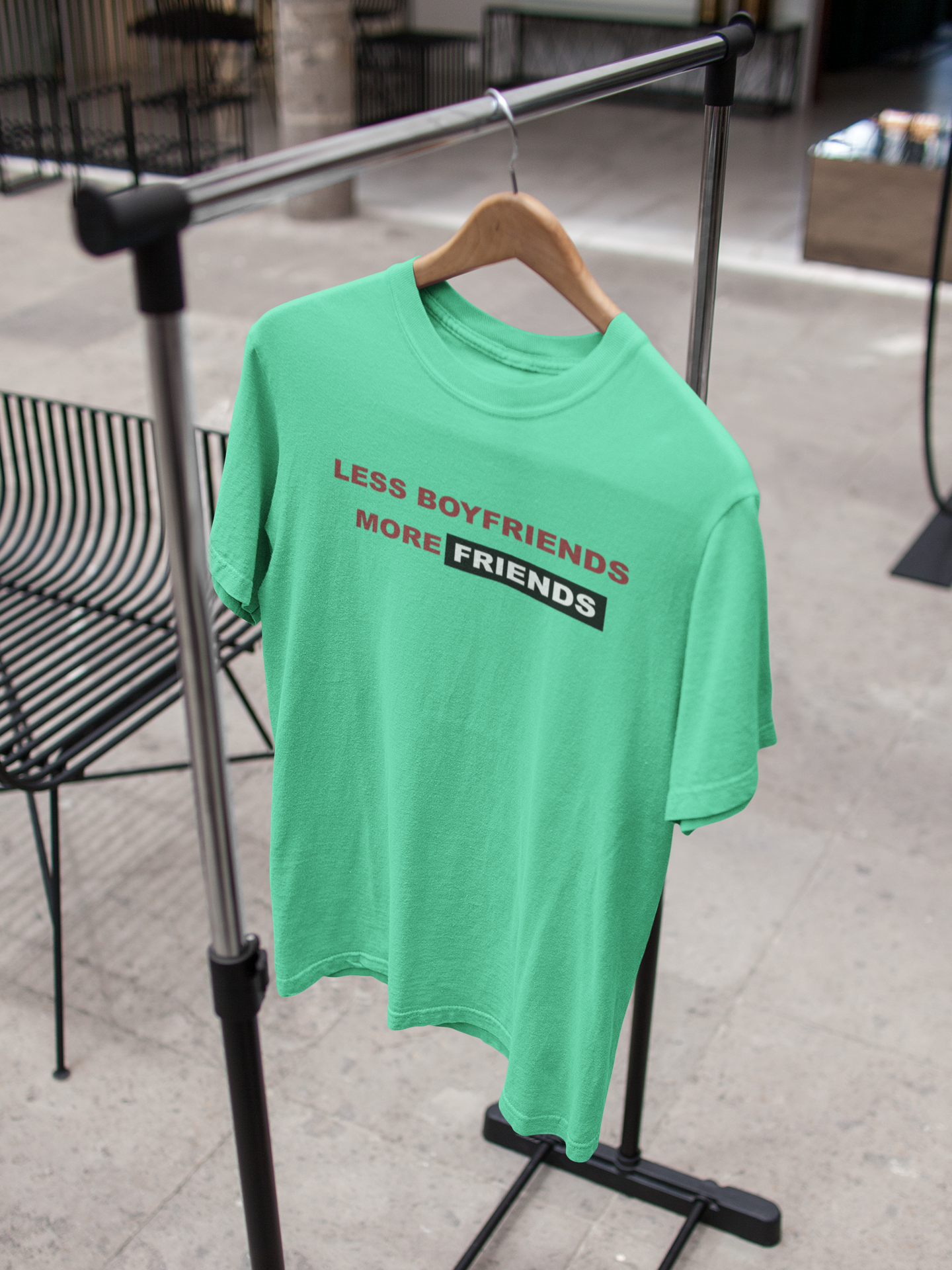 Less Boyfriends More Friends Kangana Ranaut Celebrity T-shirt- FunkyTeesClub