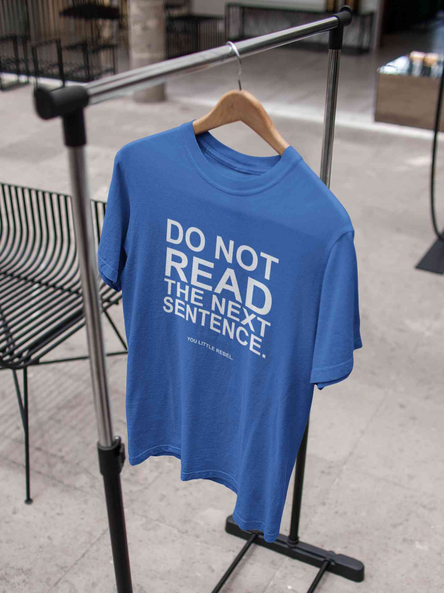 Do Not Read The Next Sentence Typography Women Half Sleeves T-shirt- FunkyTeesClub