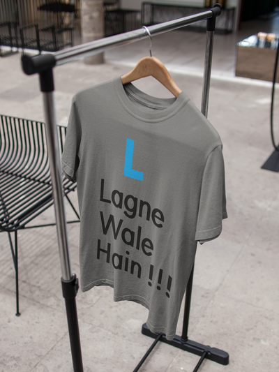 L Lagne Wale Hain Kartik Aryaan Celebrity T-shirt- FunkyTeesClub