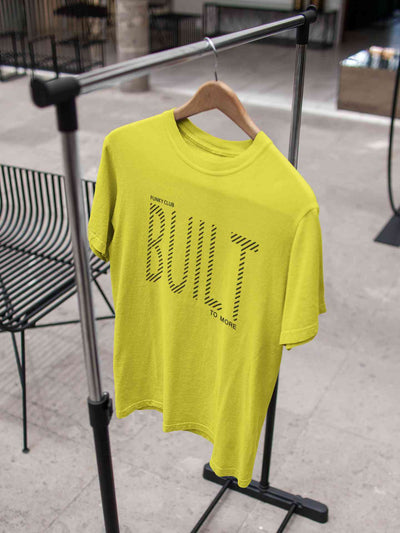 Built To More Mens Half Sleeves T-shirt- FunkyTeesClub