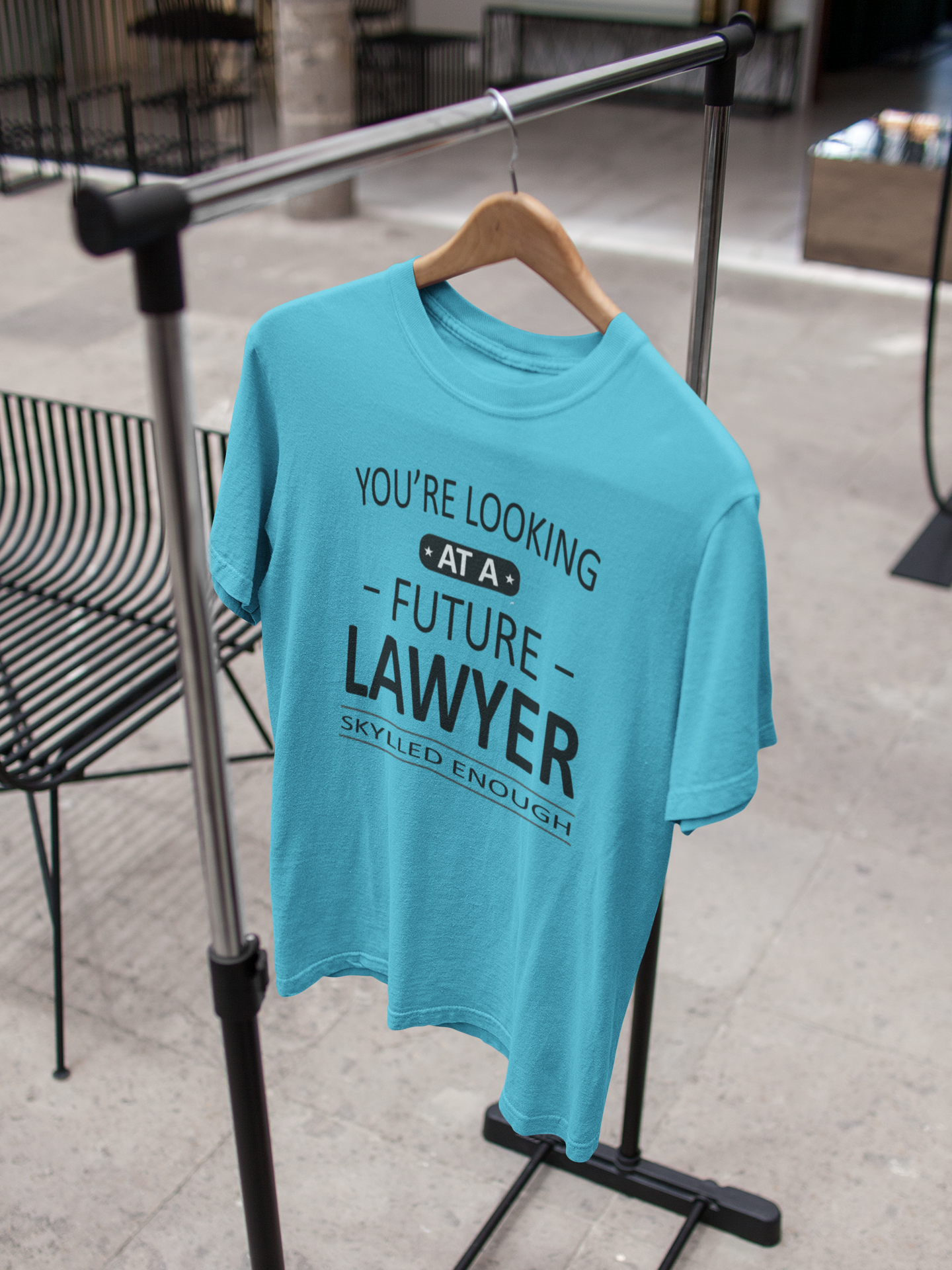 You Are Looking At A Future Lawyer Women Half Sleeves T-shirt- FunkyTeesClub