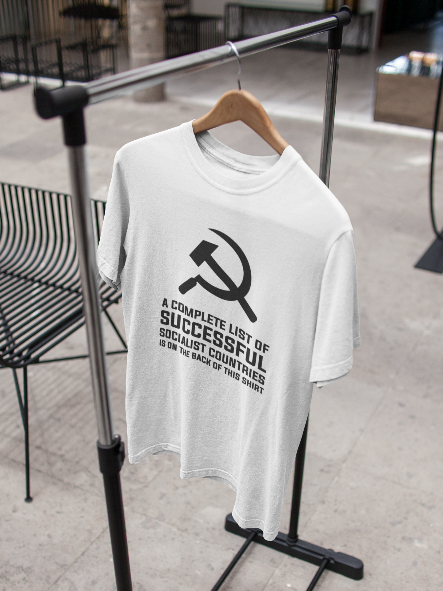 Funny Anti Socialist Government Libertarian & Conservative Anti Government Mens Half Sleeves T-shirt- FunkyTeesClub