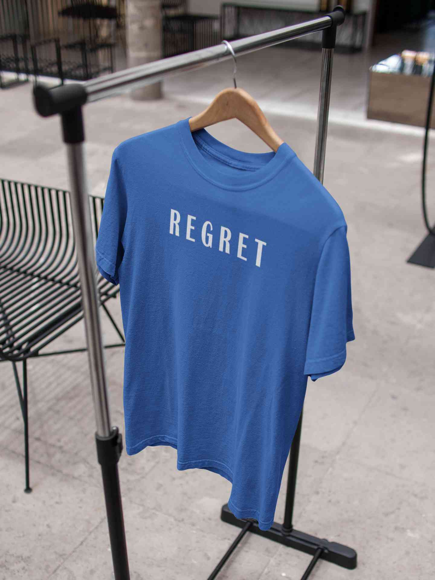 Regret Women Half Sleeves T-shirt- FunkyTeesClub