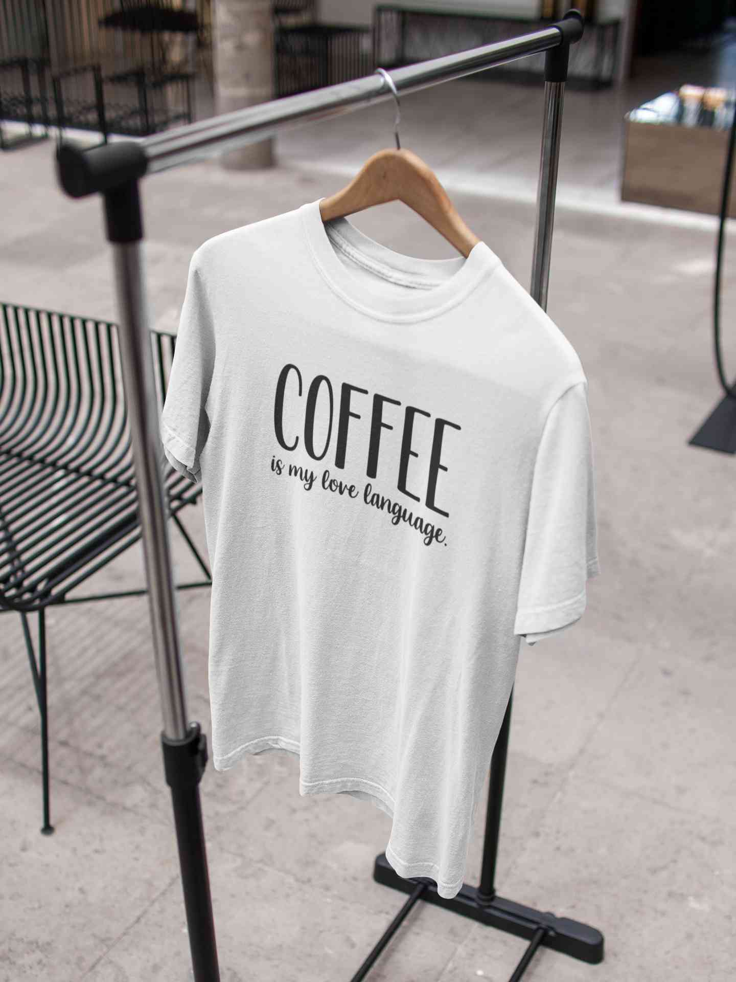 Coffee Is My Love Language Women Half Sleeves T-shirt- FunkyTeesClub