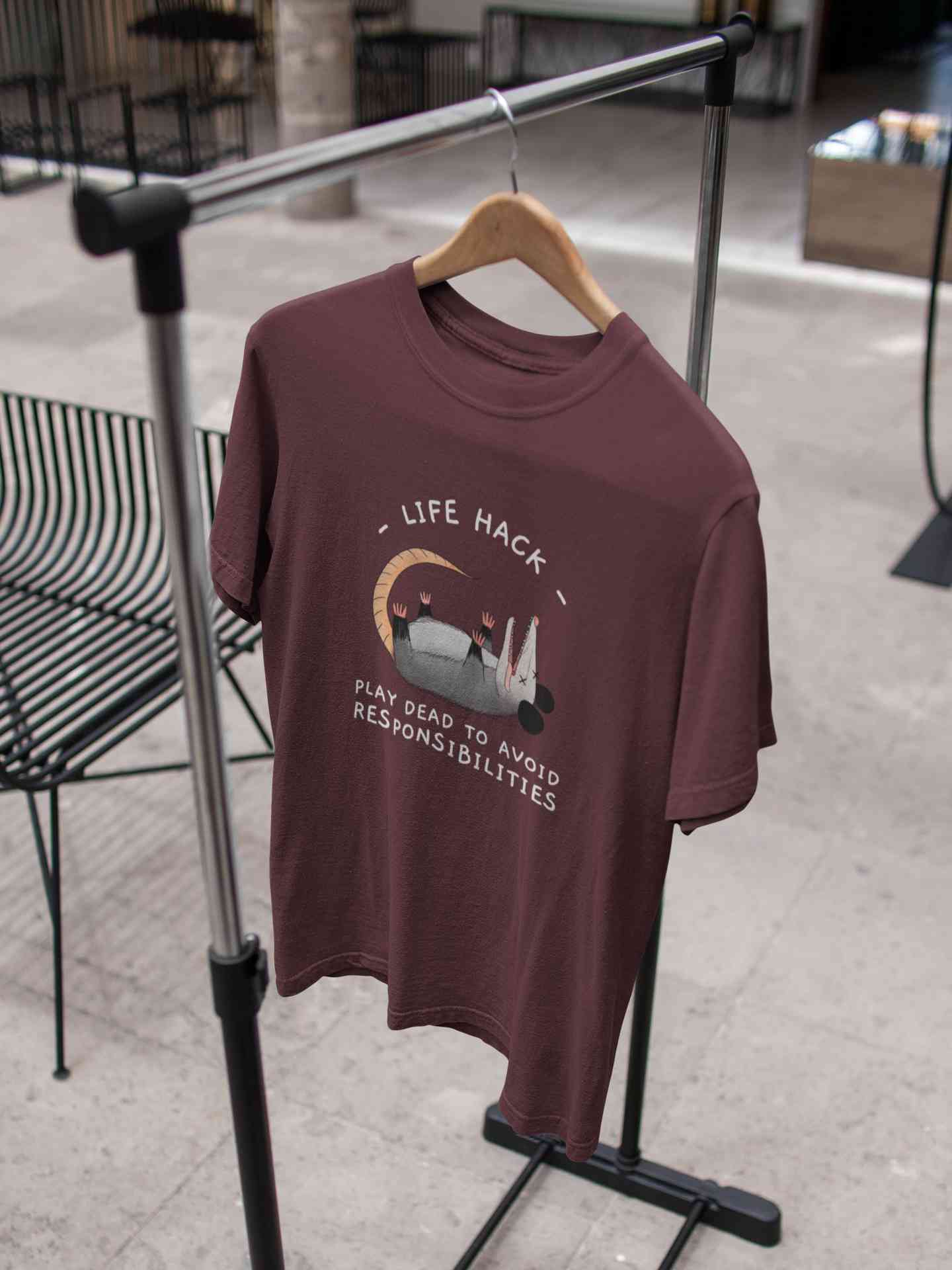 Life Hack Funny Mens Half Sleeves T-shirt- FunkyTeesClub