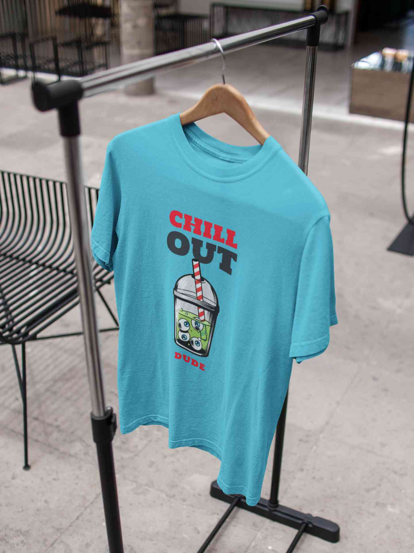 Chill Out Dude Women Half Sleeves T-shirt- FunkyTeesClub