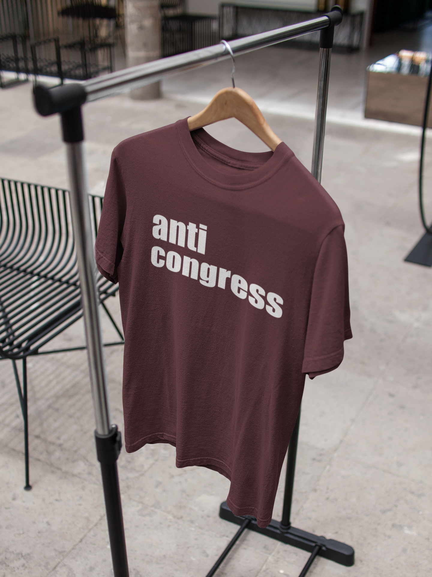 Anti Congress Anti Government Mens Half Sleeves T-shirt- FunkyTeesClub