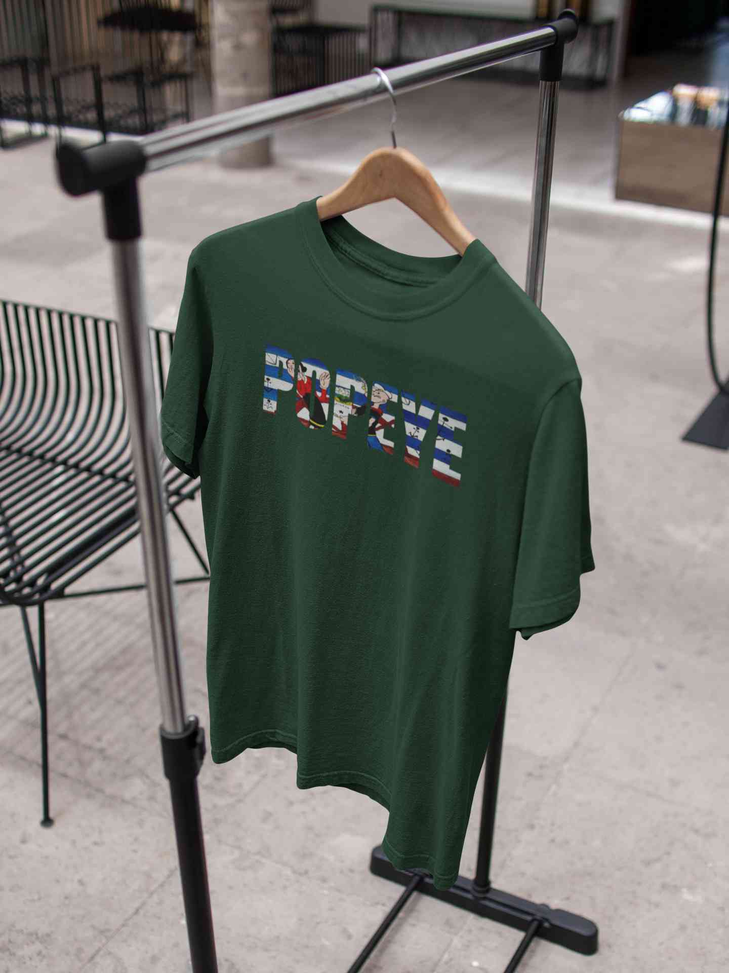 Popeye Women Half Sleeves T-shirt- FunkyTeesClub