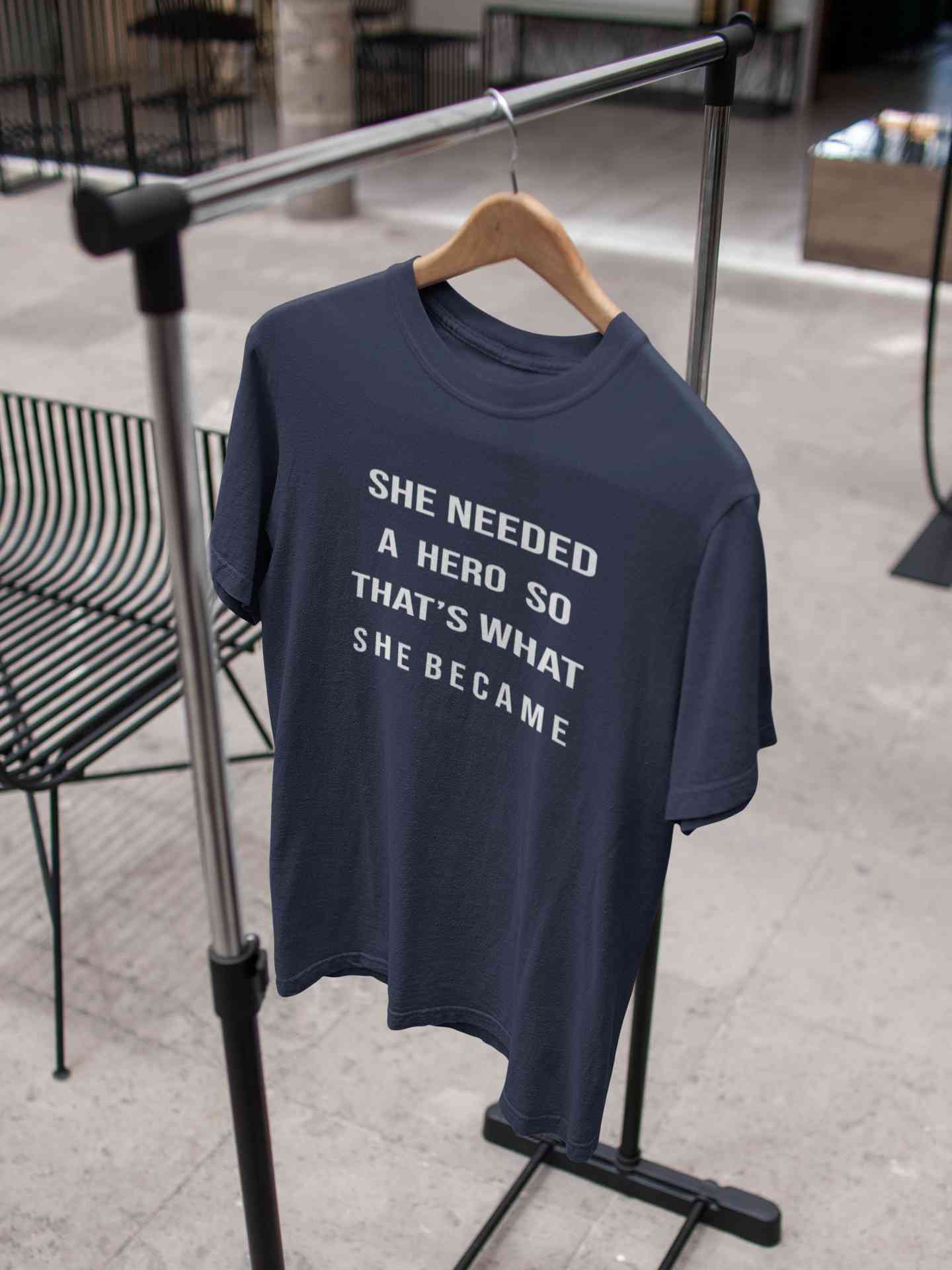 She Needed A Hero Thats What She Became Women Half Sleeves T-shirt- FunkyTeesClub