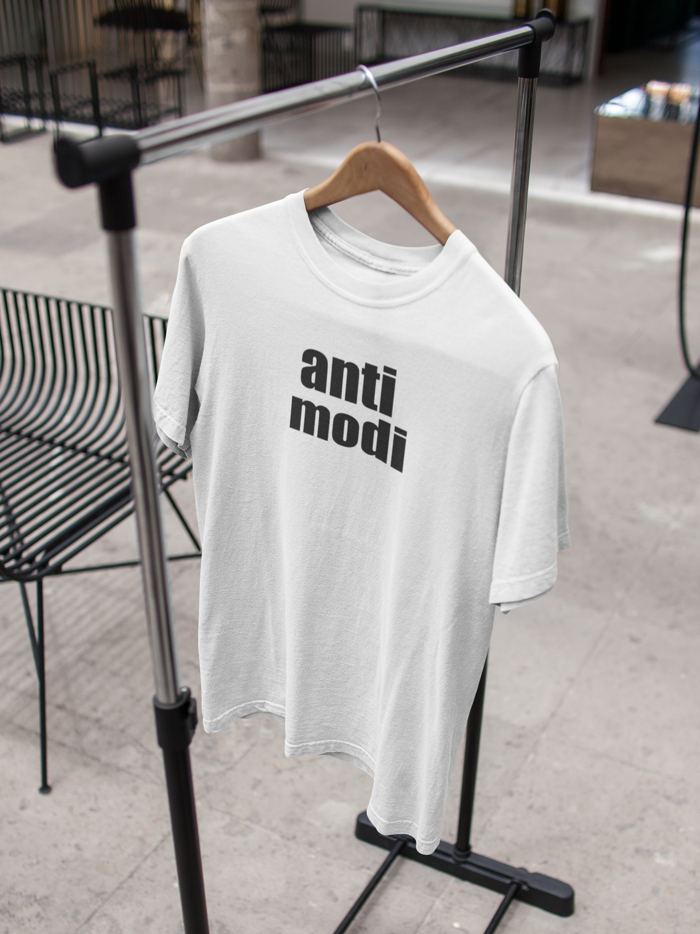 Anti Modi Anti Government Women Half Sleeves T-shirt- FunkyTeesClub