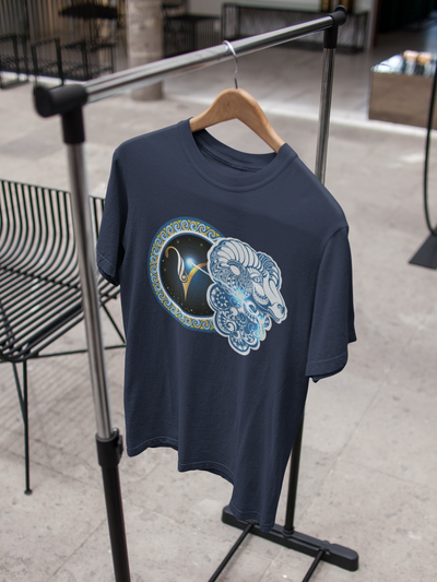 Aries Zodiac Sign Mens Half Sleeves T-shirt- FunkyTeesClub