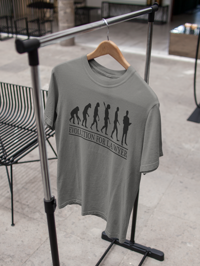 Lawyer Evolution Women Half Sleeves T-shirt- FunkyTeesClub