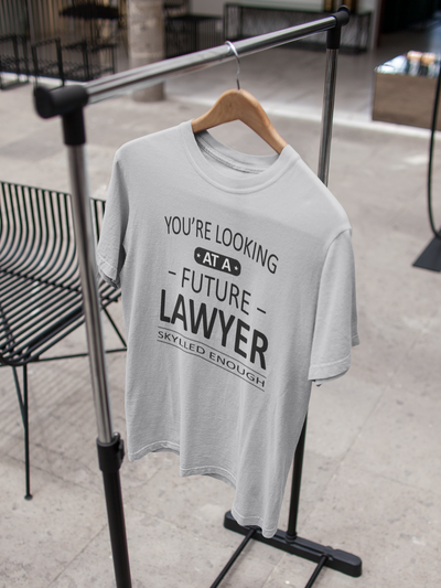 You Are Looking At A Future Lawyer Women Half Sleeves T-shirt- FunkyTeesClub