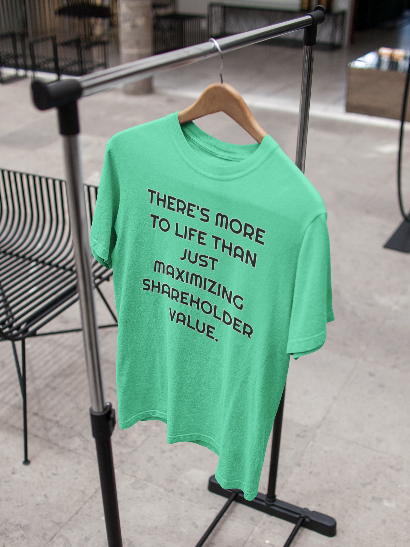 There Is More To Life Than Just Maximizing Shareholder Value Anti Government Women Half Sleeves T-shirt- FunkyTeesClub